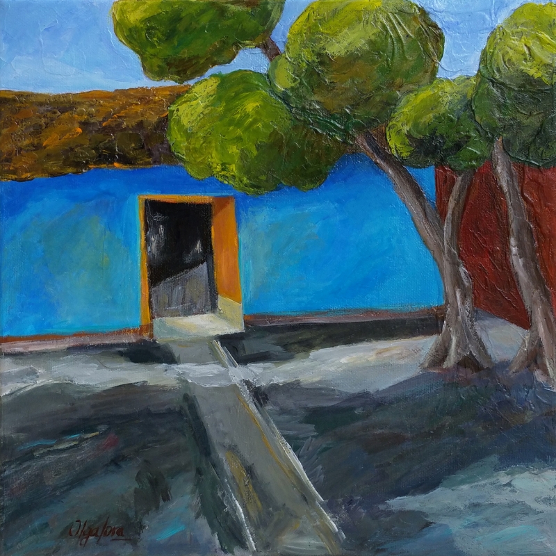 Old House at The Valley by artist Olga Lora